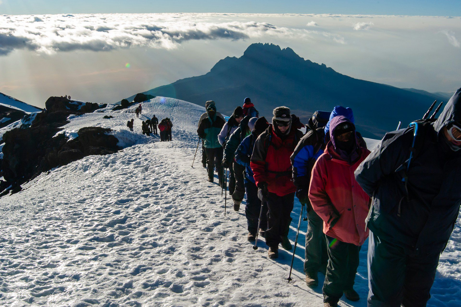 Climbing mount kilimanjaro with kids.