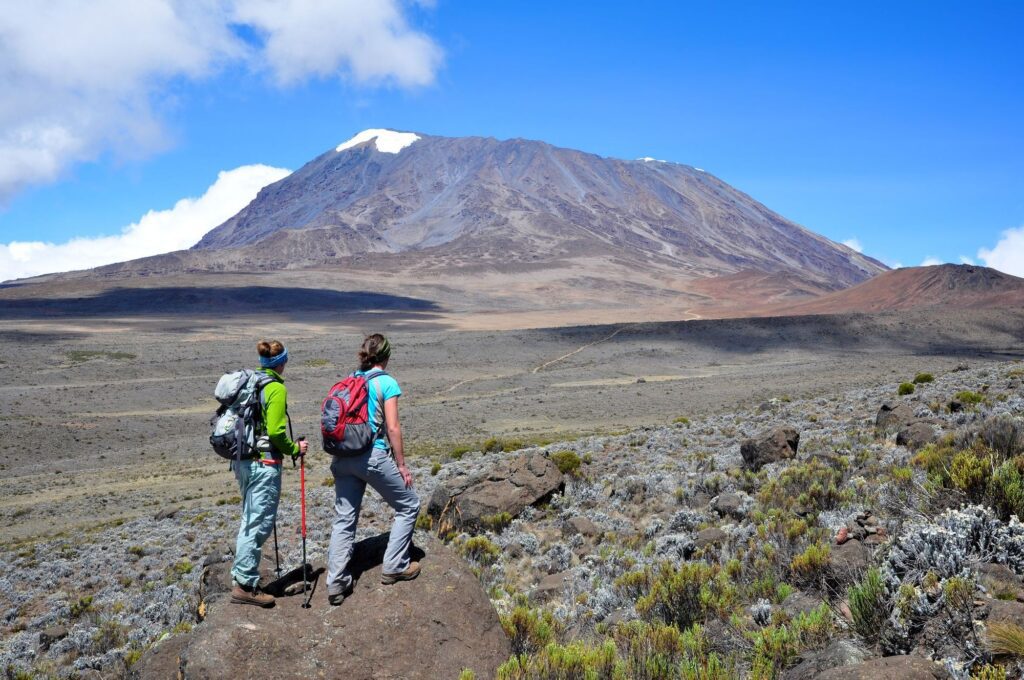 Climbing mount kilimanjaro with kids.